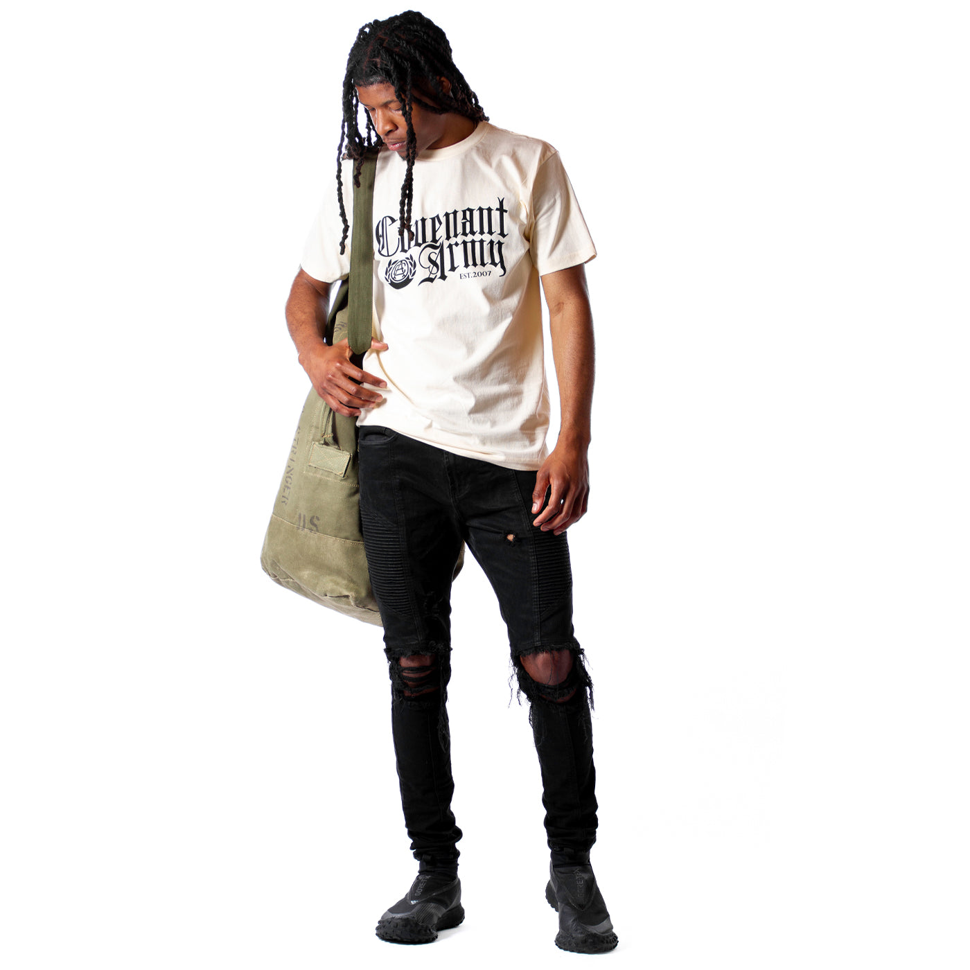 CA Wordmark Tee (Off-White)