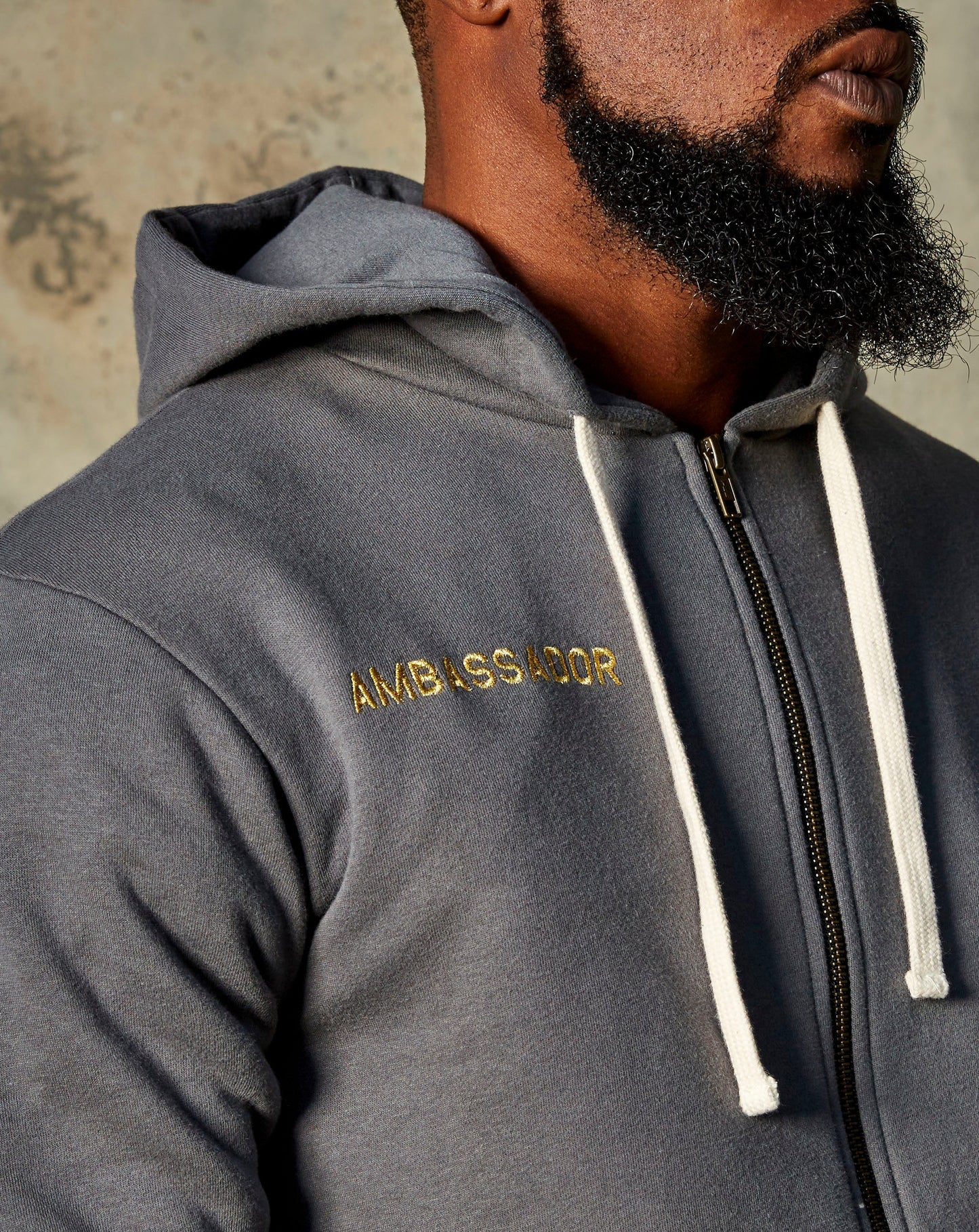 CA Zip-Up Ambassador Hoodie - Gray