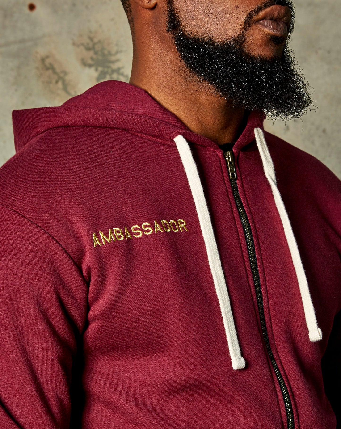 CA Zip-Up Ambassador Hoodie - Scarlett