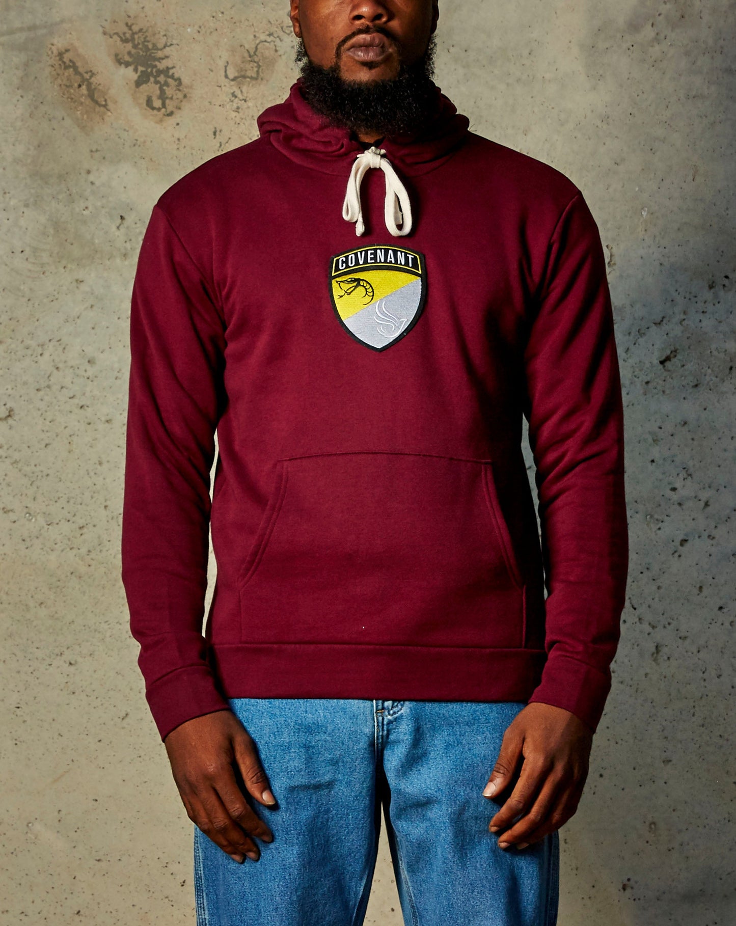 Covenant Crest Hoodie - Scarlett
