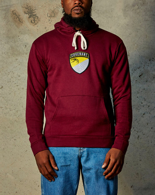 Covenant Crest Hoodie - Scarlett