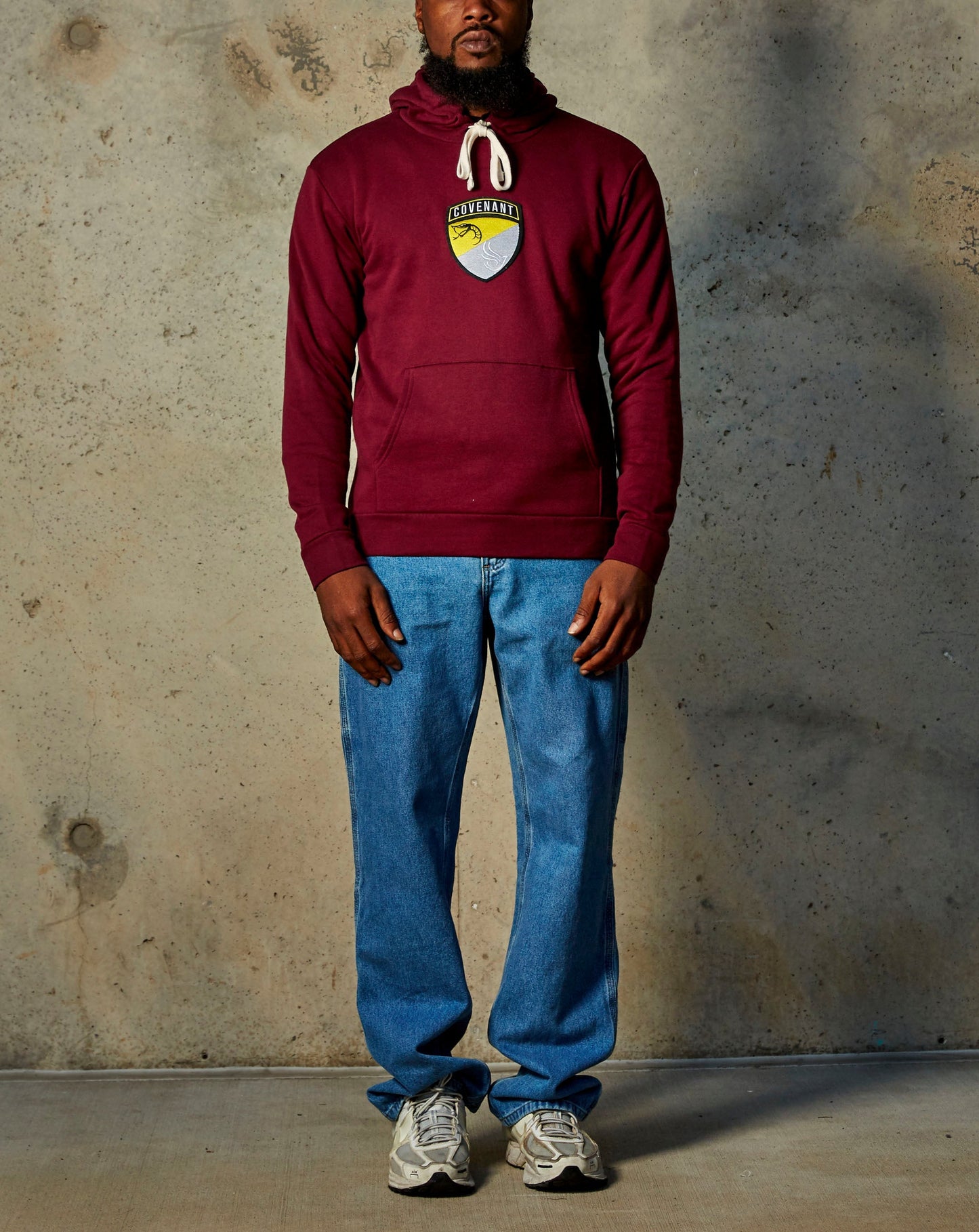Covenant Crest Hoodie - Scarlett
