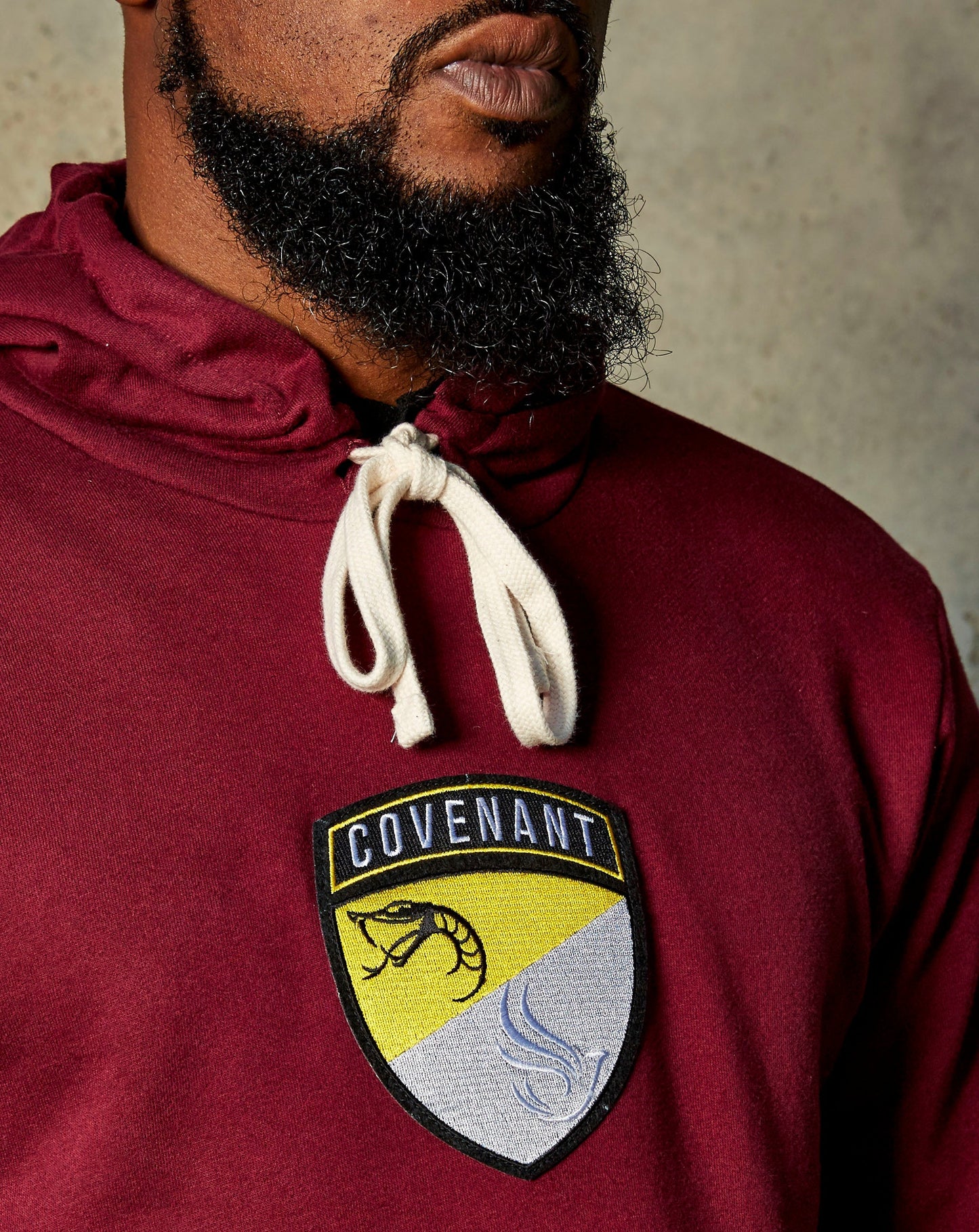 Covenant Crest Hoodie - Scarlett