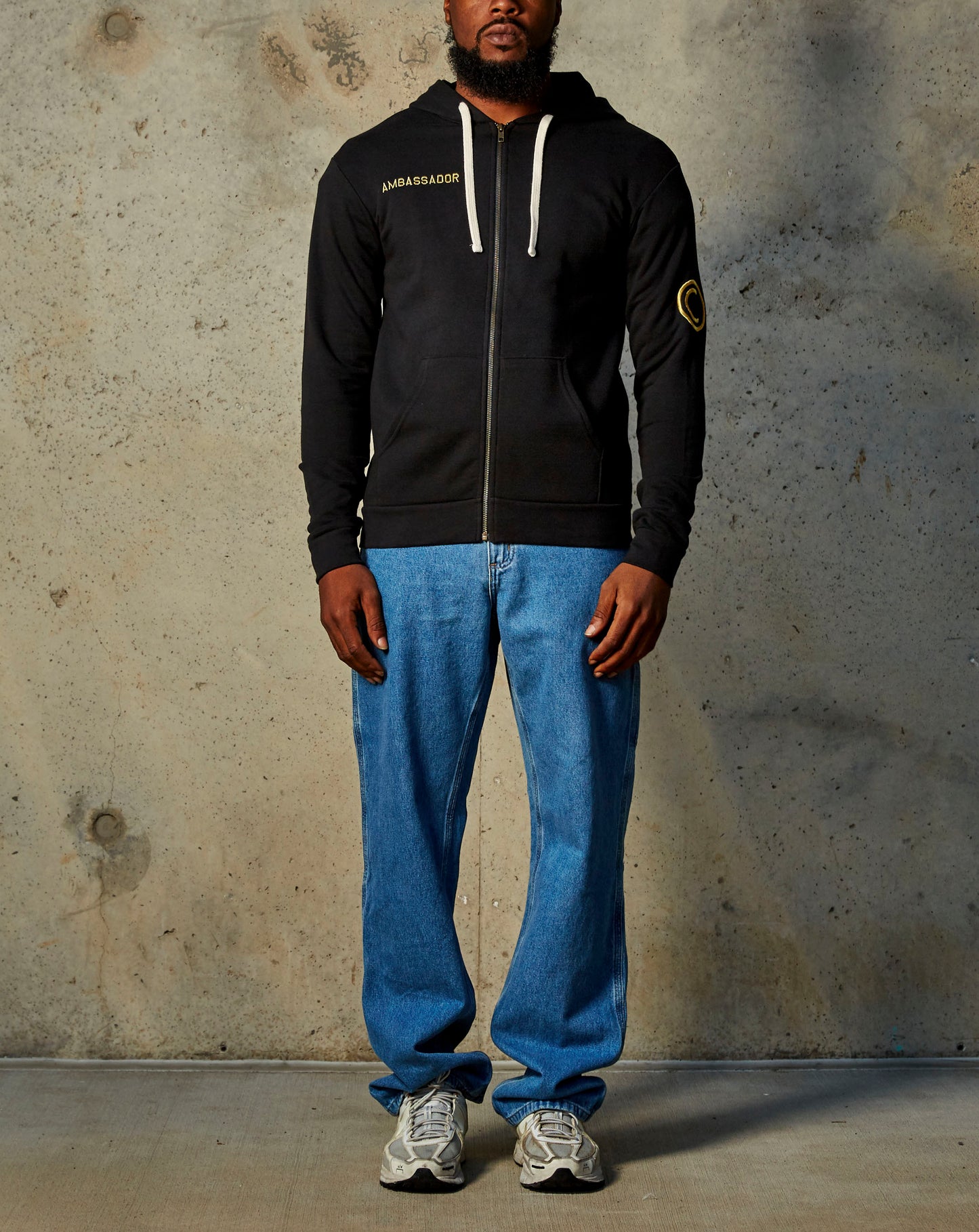CA Zip-Up Ambassador Hoodie - Black